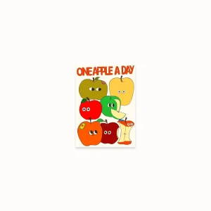 Carte "One apple a day" A6