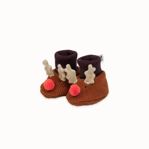 Chaussons-chaussettes renne