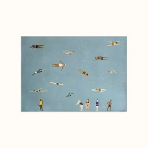 Affiche Swimmers par Elisabeth Dunker