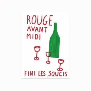 Affiche "Vin rouge" A3
