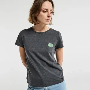 T-shirt Blanche broderie Le Pouvoir de la Sieste - LA GENTLE FACTORY