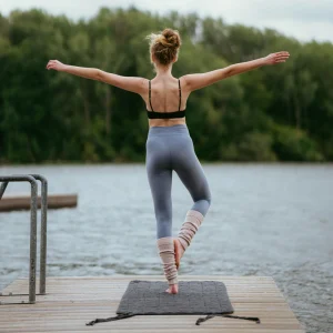 Legging taille haute LISA en coton bio - LIVING CRAFTS