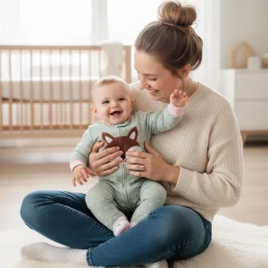 Grenouillère Bébé Renard Polaire | Ultra-Douce
