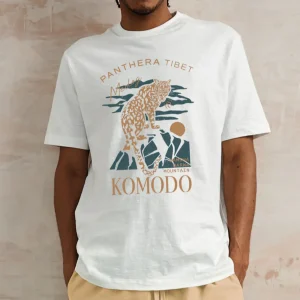 T-shirt PANTHERA 100% coton bio - KOMODO