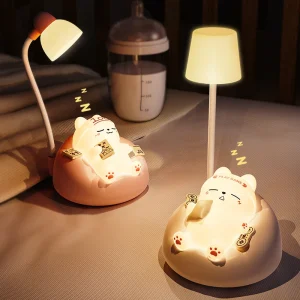Lampe Veilleuse Chat Rechargeable