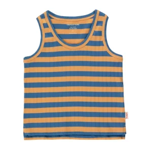 Débardeur pastel yellow/light teal