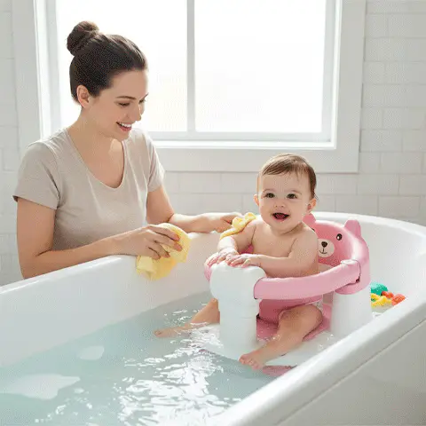 Siege de bain bébé | Confort Sécurisé