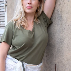 T-shirt d'allaitement Manches Courtes GREENWICH Olive Branch