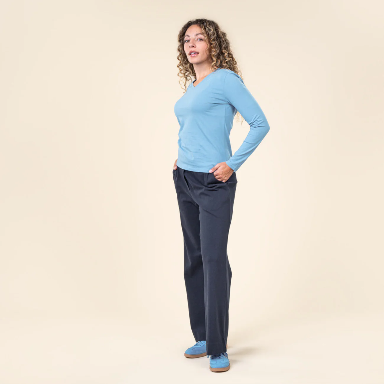 T-shirt à manches longues TARANA 100% coton bio - LIVING CRAFTS – Image 9