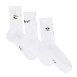 Trio de chaussettes GIONA en coton - LIVING CRAFTS