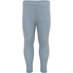 Legging Troll laine et soie powder blue