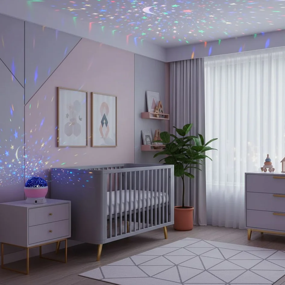 Veilleuse Bébé Projection Plafond – Image 2