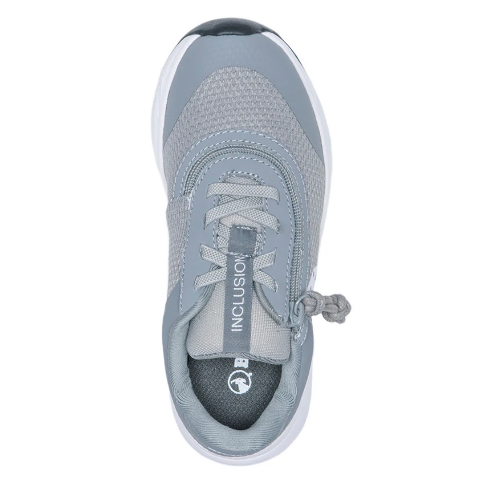 Billy Footwear (Kids) Short Wrap - Cool Grey Sport Inclusion Trainers – Image 3