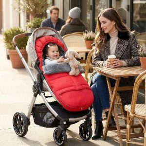 chanceliere pour poussette - rouge