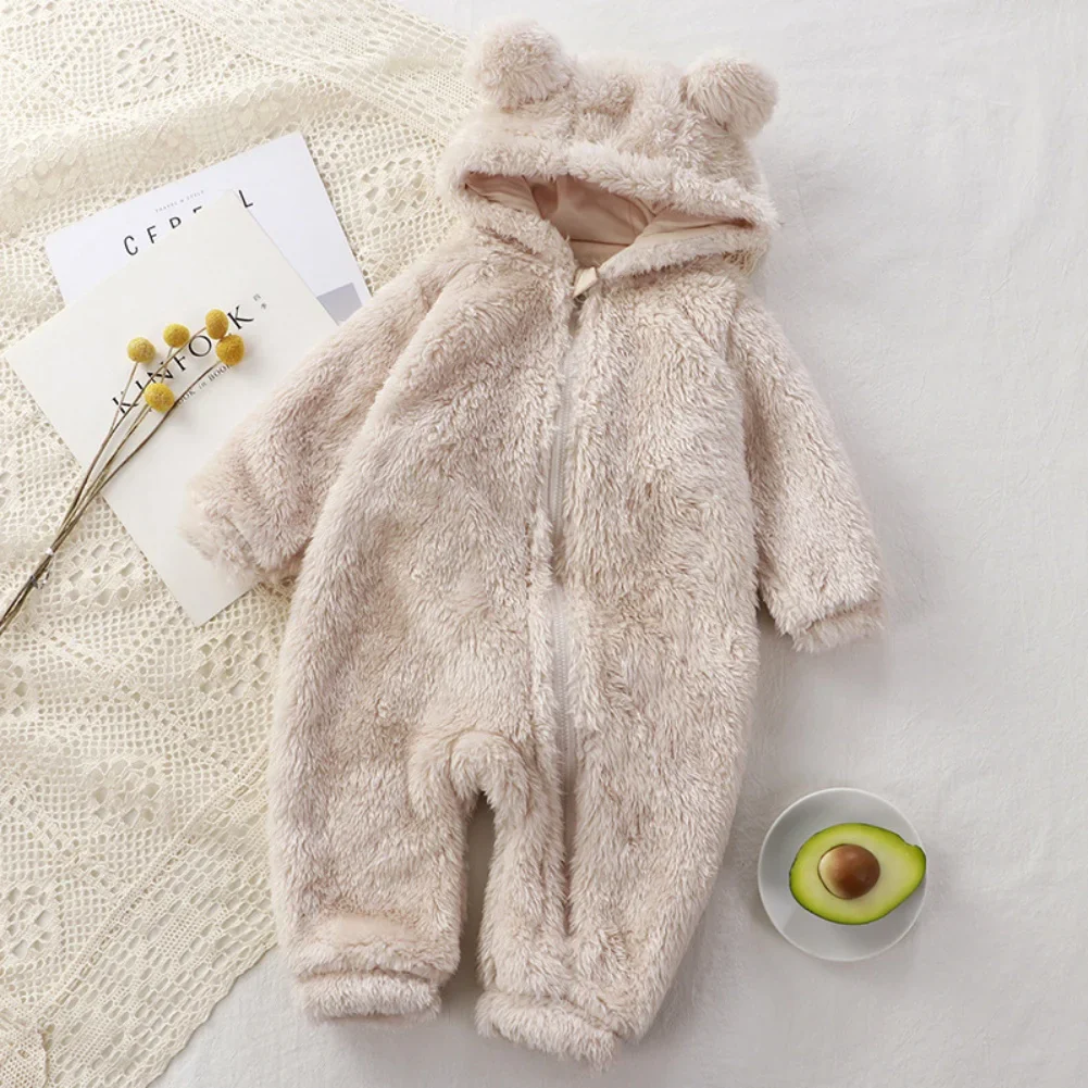 Combinaison Polaire Hiver Bébé Ourson – Image 2