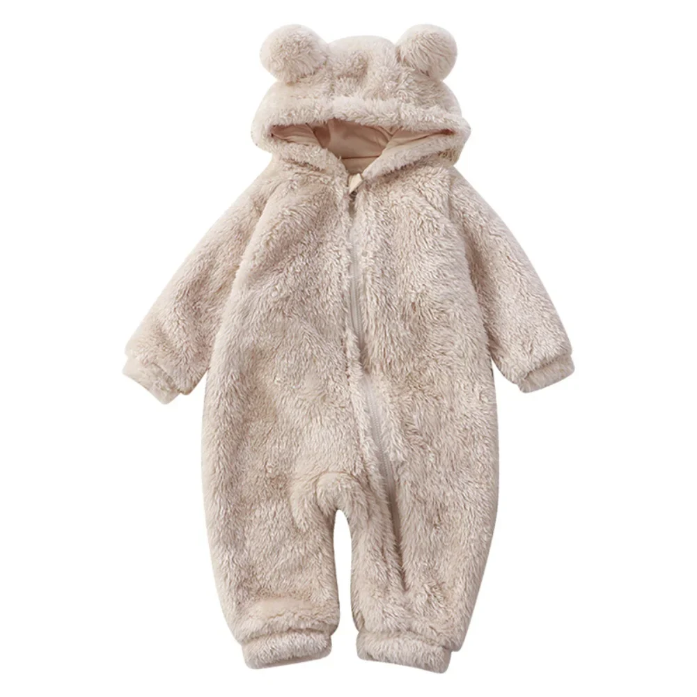 Combinaison Polaire Hiver Bébé Ourson – Image 9