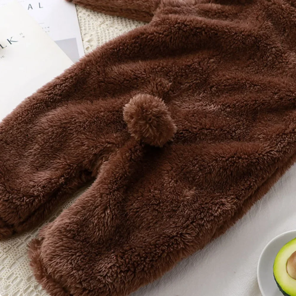 Combinaison Polaire Hiver Bébé Ourson – Image 6