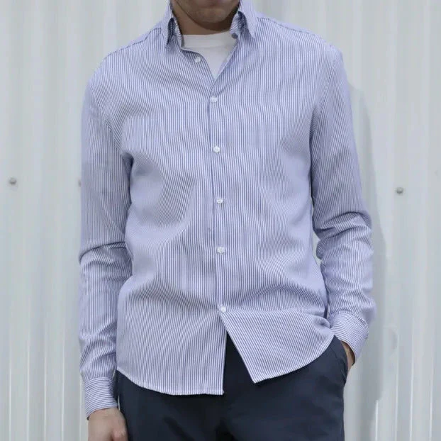 Chemise GRAHAM en laine mérinos - ADRESSE PARIS