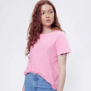 T-shirt COLORS en coton pour femme - LA GENTLE FACTORY