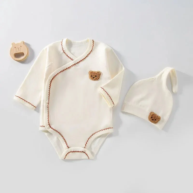 Ensemble Bodys avec bonnet coton doux – Image 4