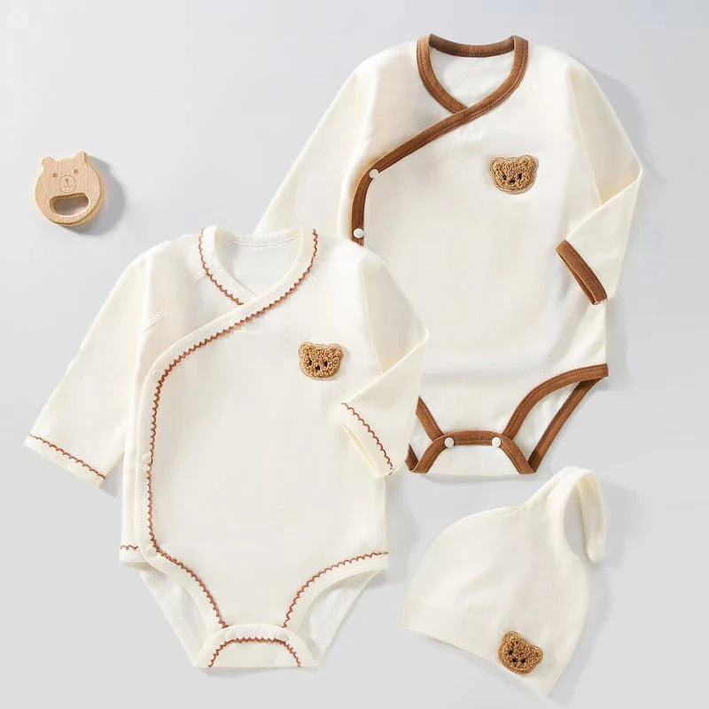 Ensemble Bodys avec bonnet coton doux – Image 2