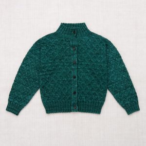 Cardigan Honeycomb peacock