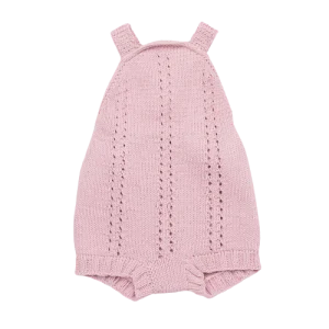 Barboteuse en pima coton Sea Urchin Rose