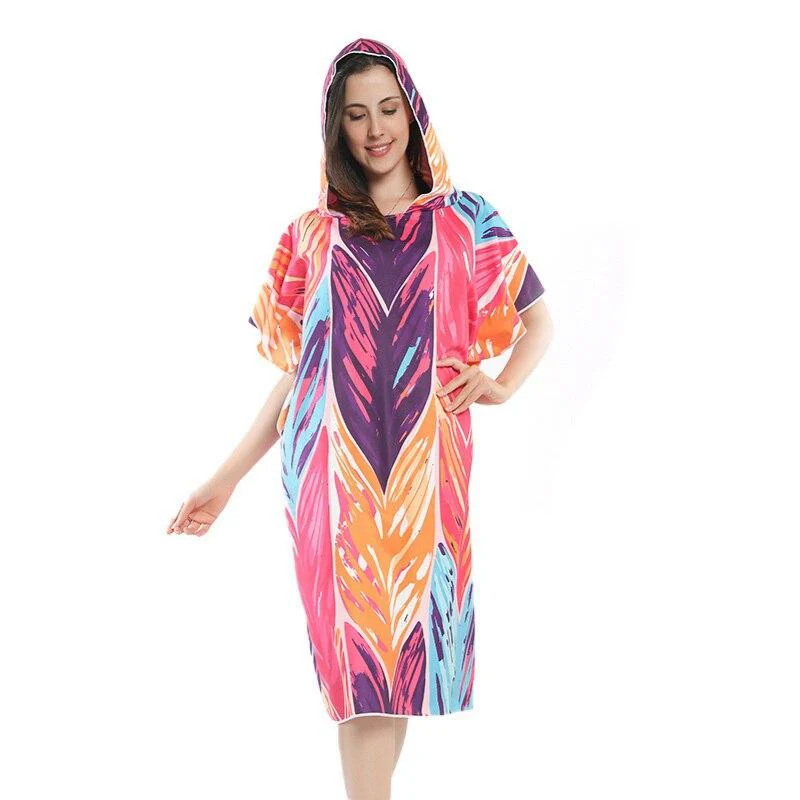Poncho Bain Multicolore – Image 2
