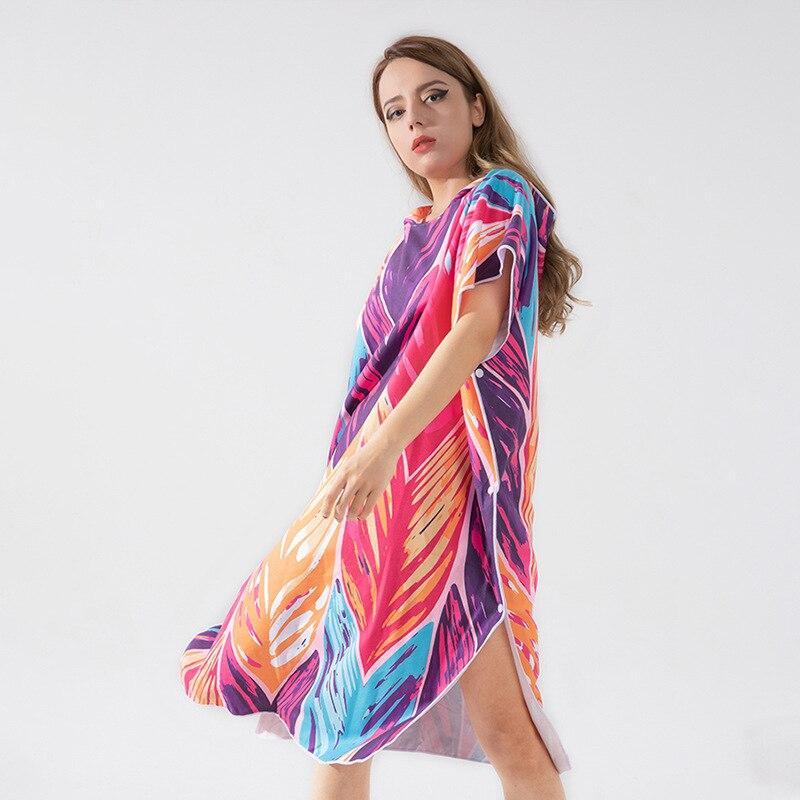 Poncho Bain Multicolore