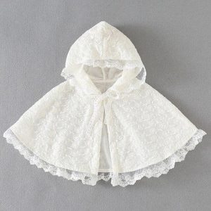Poncho Blanc Bébé
