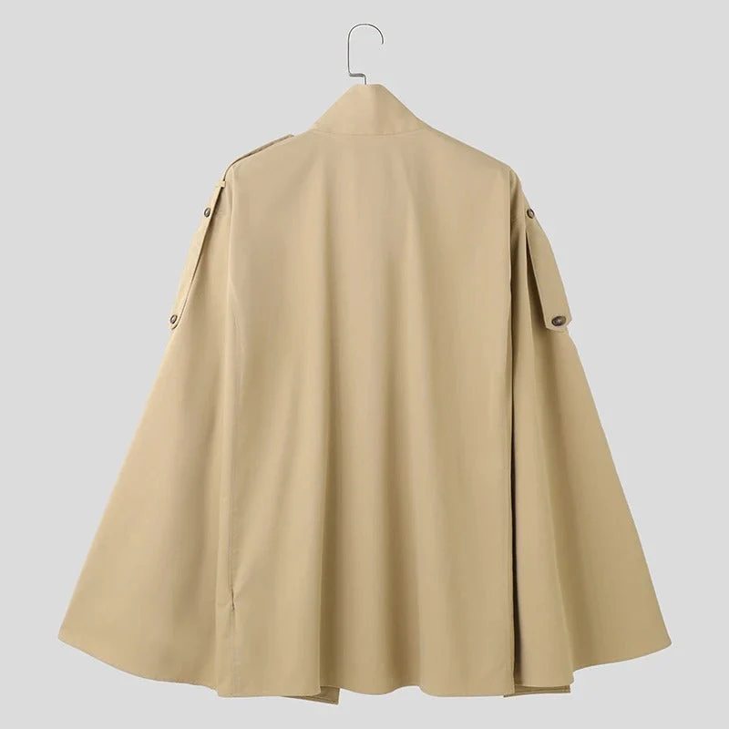 Poncho Cape Trench Homme – Image 9