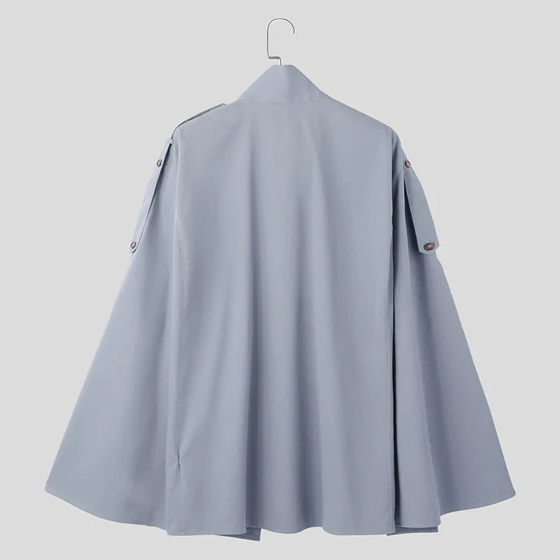 Poncho Cape Trench Homme – Image 5
