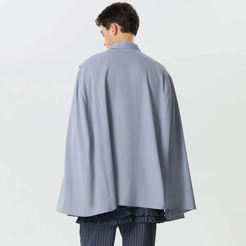 Poncho Cape Trench Homme – Image 2