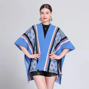 Poncho Femme Coloré