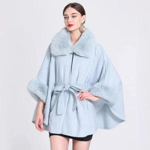 Poncho Fourrure Femme