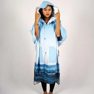 Poncho Surf Bleu