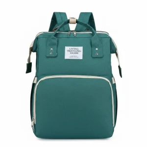 Sac à Langer avec Lit Bébé Intégré-Poches Isothermes et Tissu Imperméable