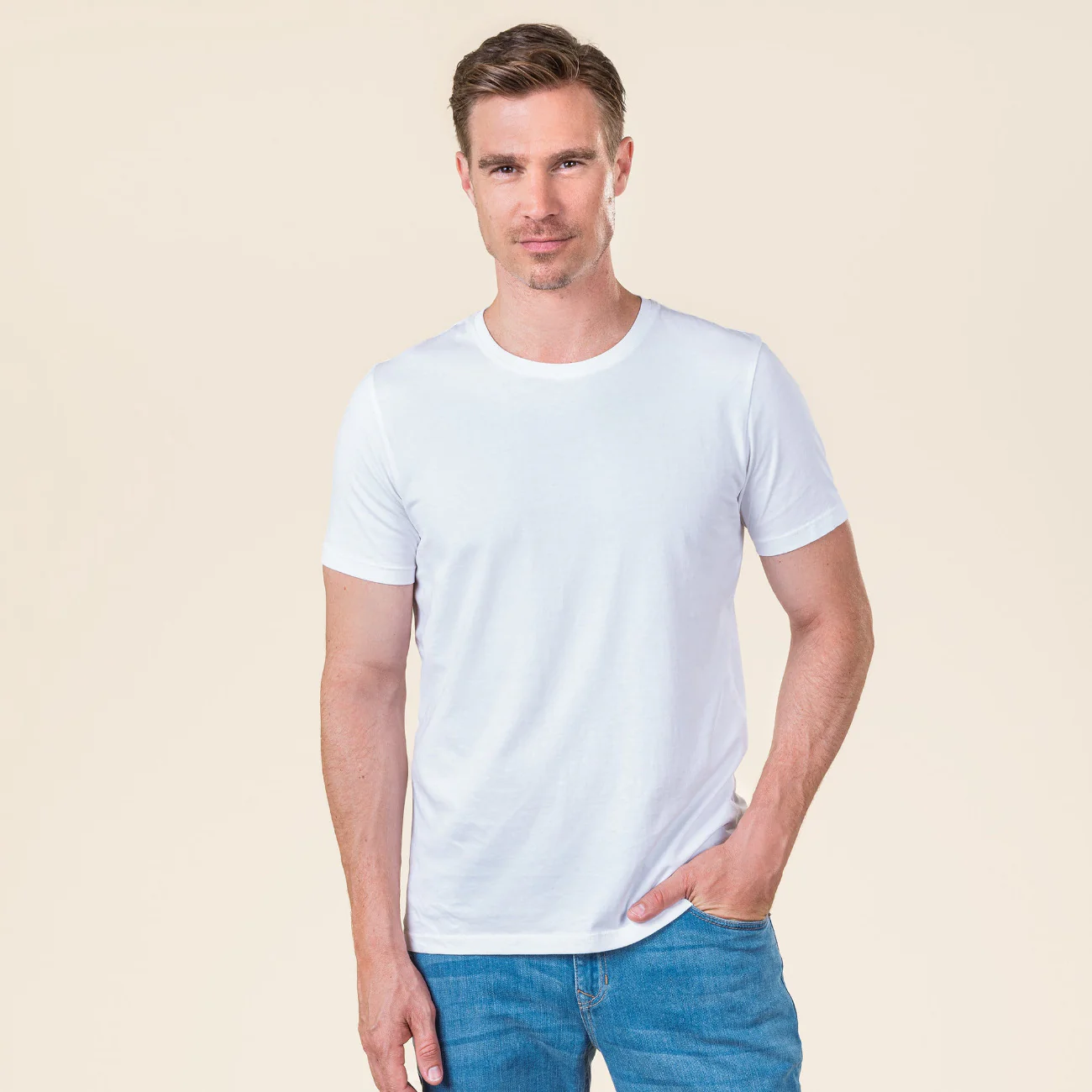 T-shirt lot de 2 TAWIN 100% coton bio - LIVING CRAFTS – Image 2