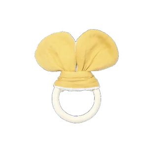 Anneau de dentition ours Jaune