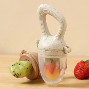 Tétines Mange-Fruits Bébé Silicone avec Couvercle – Tétine d’Alimentation kalinatur™