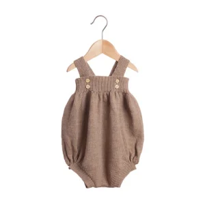 Romper en alpaga Marron glacé